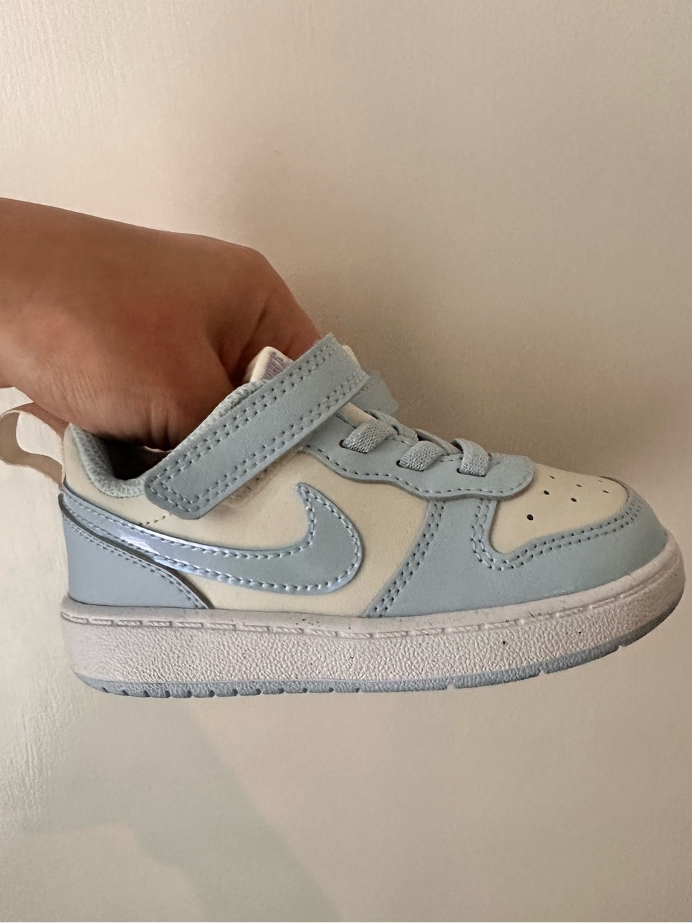 Nike Court Borough Low Recraft Toddler Sneakers Blue purple White Size 7C